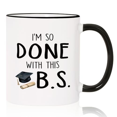 Shqiueos Funny College Graduation Gift Mug