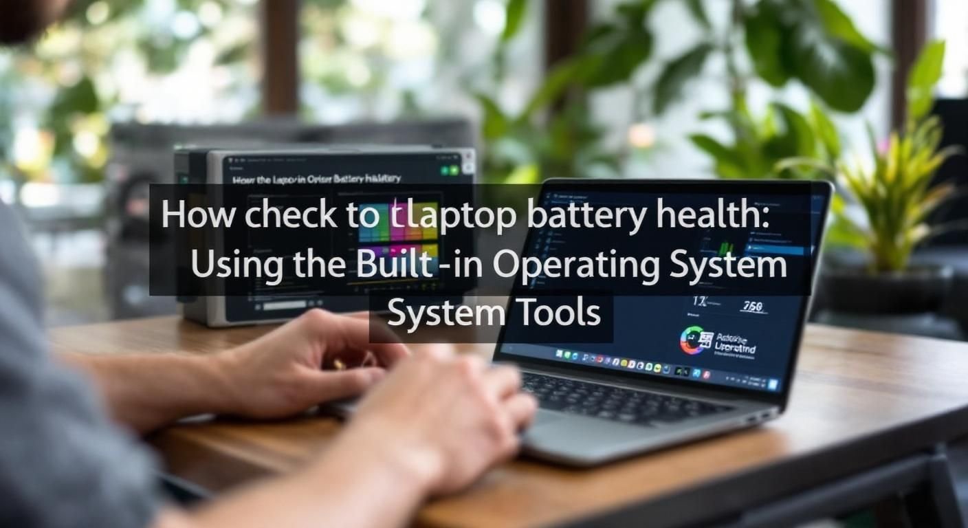 how to check laptop battery health