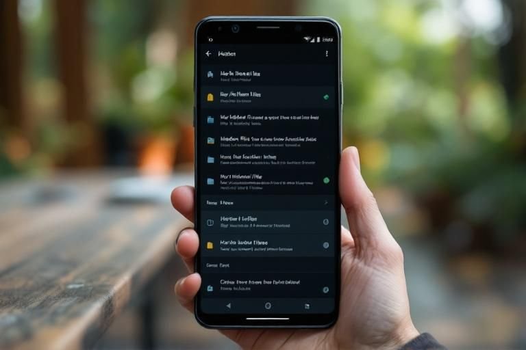 how to fix hidden files showing on android