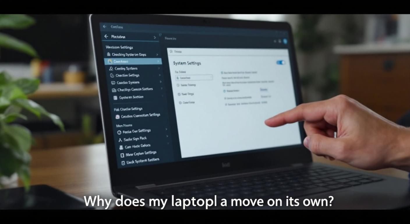 why does my laptop touchpad move on its own