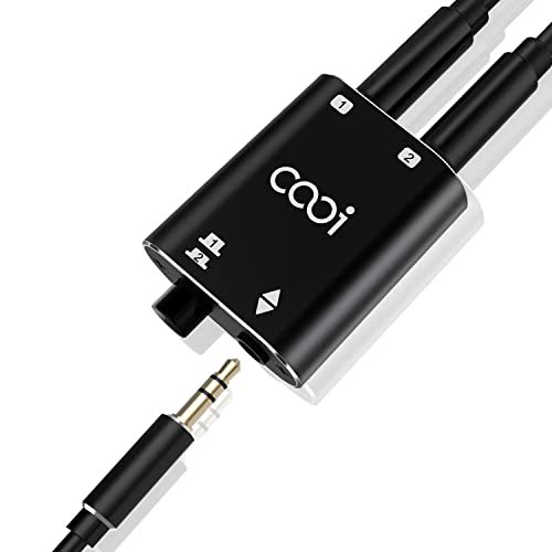 COOIDEA 3.5mm Stereo Audio Switcher