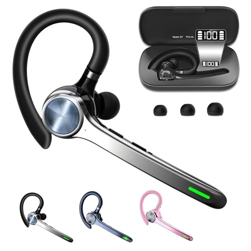 HEIBAS Bluetooth Headset, Wireless Bluetooth Earpiece