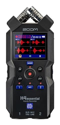 Zoom H4 Essential Handheld Recorder for Musicians, Podcasters & Filmmakers